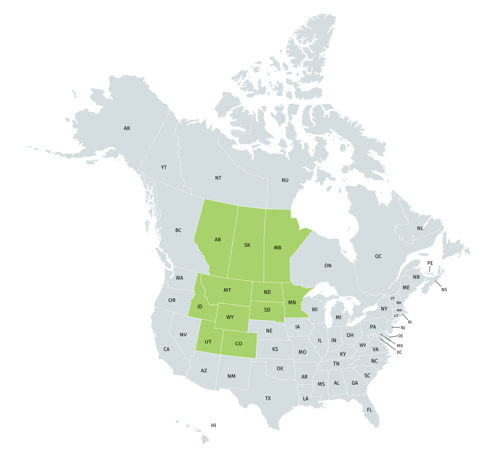 Region Map Continental